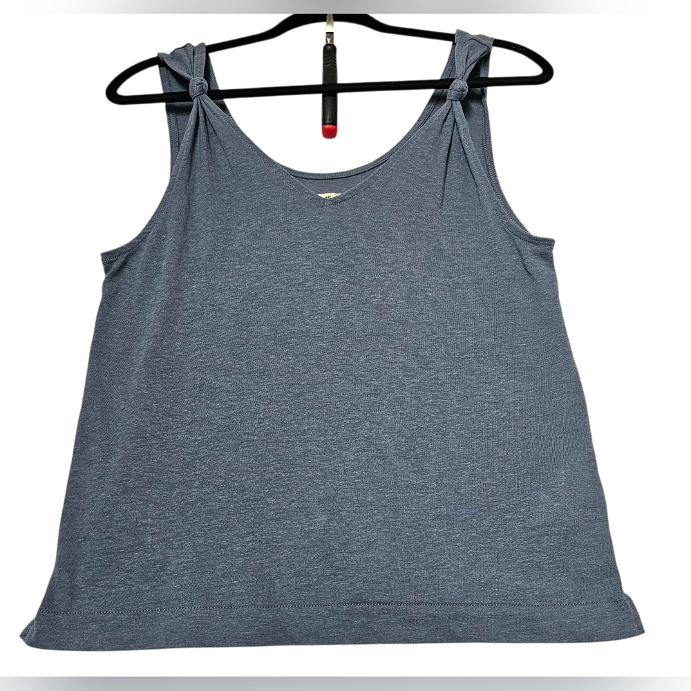 Madewell Women Top Size Small Elegant Blue Knot Strap Tank Casual